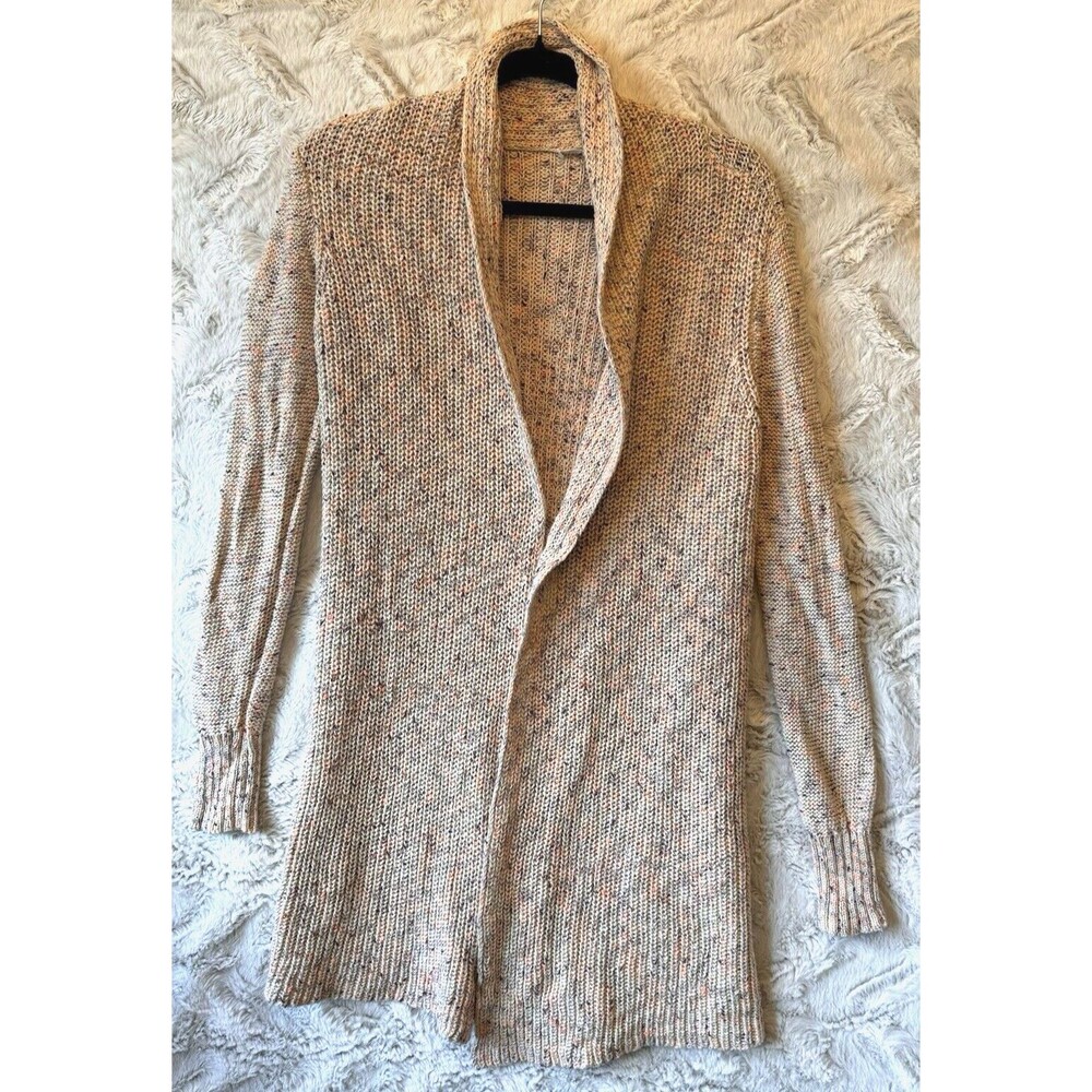 BCBG MAX AZRIA SWEATER Cardigan Size S ‎ MULTI COLOR Open Front